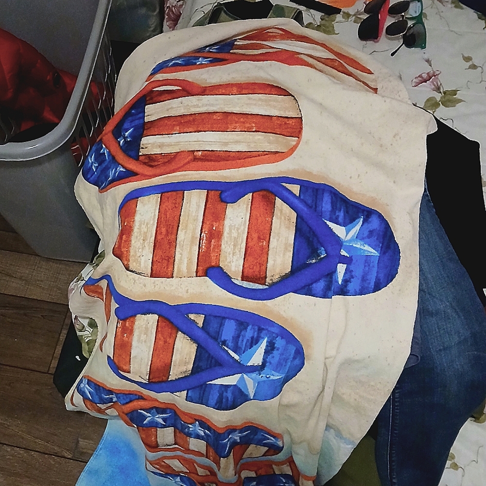 American Flip Flop Towel, full size